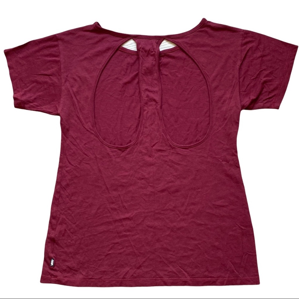 VANS Womens Keyhole Back Shirt